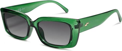 نظارات شمسية مستطيلة عصرية من SOJOS للسيدات ذات ظلال صغيرة بتصميم عتيق من Sunies Gafas de وحيد إطار زاوية زاوي مكتنز SJ2238 in Kuwait