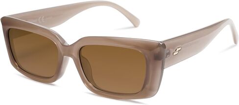 SOJOS Trendy Rectangular Sunglasses Womens Retro Small Shades Sunnies Gafas de sole Chunky Angular Cornor Frame SJ2238 in Saudi Arabia