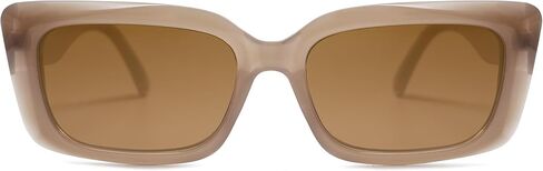 SOJOS Trendy Rectangular Sunglasses Womens Retro Small Shades Sunnies Gafas de sole Chunky Angular Cornor Frame SJ2238 in Saudi Arabia