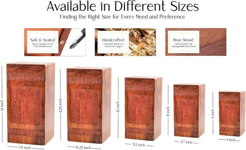 Lion Cremation Boxes for Human Ashes - Decorative Large Urns for Home - Wooden Urn Ashes Women Adult Urns Human Women 10 Inch in Saudi Arabia
