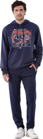 Marvel The Amazing Spider-Man Hoodie Mens Action Poses Graphic Pullover in Saudi Arabia