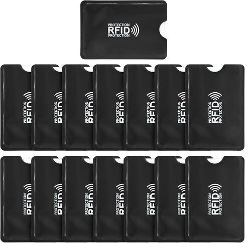 15 PCS RFID Blocking Sleeves, Credit Card Protector Anti-Skimming Protective Card Holder RFID Pouch for Wallet Purse in Kuwait