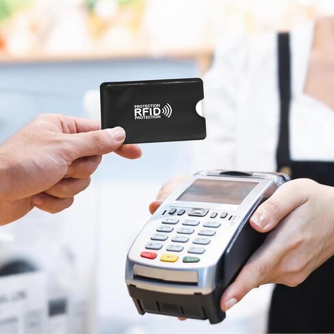 15 PCS RFID Blocking Sleeves, Credit Card Protector Anti-Skimming Protective Card Holder RFID Pouch for Wallet Purse in Kuwait