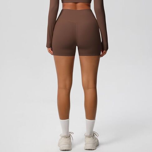 Women's High Waist Workout Shorts Breathable Elastic Lounge Yoga Shorts in Saudi Arabia