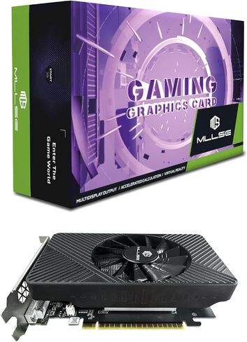 GeForce GTX 750 Ti Graphics Card, 4GB GDDR5, 128-Bit, PCIe 3.0 x16, DirectX 12, 640 CUDA Cores, Low Power Single Fan GPU for Gaming & Work in Kuwait