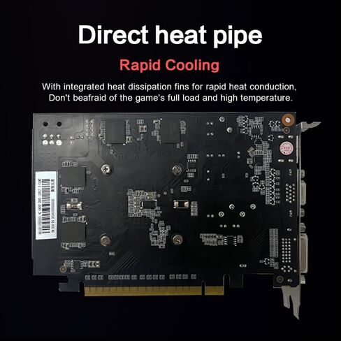 GeForce GTX 750 Ti Graphics Card, 4GB GDDR5, 128-Bit, PCIe 3.0 x16, DirectX 12, 640 CUDA Cores, Low Power Single Fan GPU for Gaming & Work in Kuwait