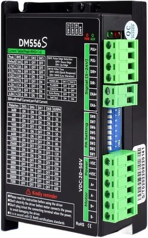 DM556S Nema17 Nema23 محرك متدرج سائق 1-6A 20-50V DC in Kuwait