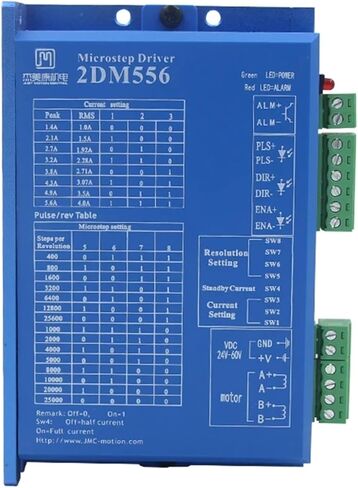 2DM420 2DM542 2DM556 NEMA 17 23 34 2 المرحلة محرك متدرج سائق استبدال TB6600 DM542 DM556 لآلة طحن جهاز التوجيه (2DM420) in Kuwait