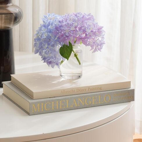 Linen Decorative Books -Set of 2 Minimalist Coffee Table Boxes with Hidden Storage,Fake/Faux Book Boxes for Bookshelf &Mantel Decor | Modern Home Decoration,Photo Storage &Keepsake Box in Saudi Arabia