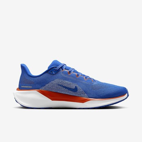 Nike Florida Pegasus 41 Men's College Road Running Shoes (FZ5113-400, Game Royal/White/University Orange/White) in Saudi Arabia