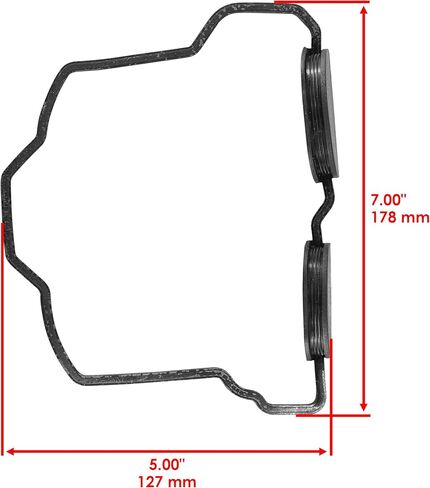 Caltric Cylinder Head Intake Exhaust Valve Gasket Kit Compatible with Honda CRF250R 2004 2005 2006 in Saudi Arabia