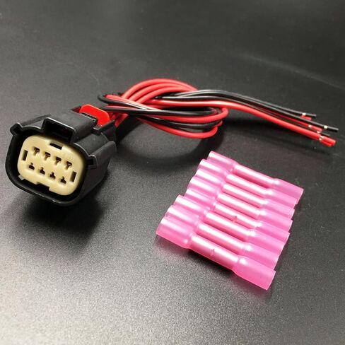 Headlight Connector Pigtail Harness Plug Compatible with Chevrolet Malibu 2016 2017 2018 23350426, 84088431, 84131409, 84217585 in Saudi Arabia