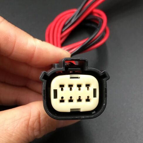 Headlight Connector Pigtail Harness Plug Compatible with Chevrolet Malibu 2016 2017 2018 23350426, 84088431, 84131409, 84217585 in Saudi Arabia