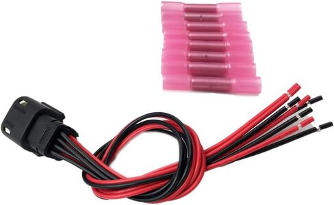 Headlight Connector Pigtail Harness Plug Compatible with Chevrolet Malibu 2016 2017 2018 23350426, 84088431, 84131409, 84217585 in Saudi Arabia