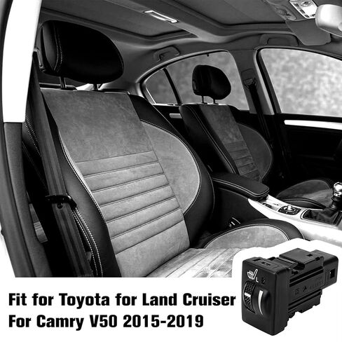 6-Pin Seat Heating Switch Heated Control Button Replacement Fit for Toyota Land Cruiser Prado LC150 (2010-2019) for Camry V50 (2012-2017) for Reiz (2010-2017) 847510G030 in Saudi Arabia