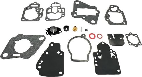 Carburetor Rebuild Kit Gasket Diaphragm Kit Compatible with Mercury Mariner 6 8 9.9 10 15 20 25 HP Replace 1395-811357 1395-9761 1395-9725 9-37304 1395-9803 1395-9179 in Saudi Arabia