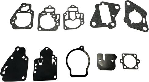 Carburetor Rebuild Kit Gasket Diaphragm Kit Compatible with Mercury Mariner 6 8 9.9 10 15 20 25 HP Replace 1395-811357 1395-9761 1395-9725 9-37304 1395-9803 1395-9179 in Saudi Arabia