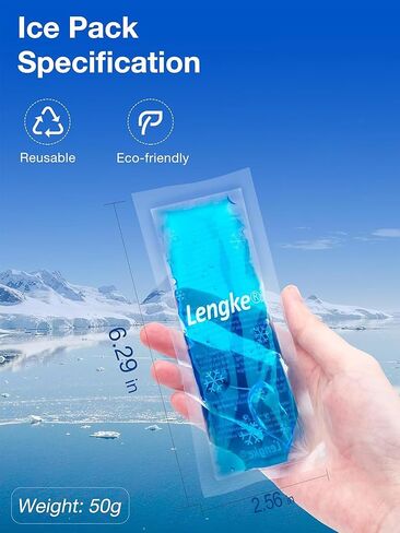 حقيبة سفر مبرد الأنسولين معتمدة من إدارة أمن المواصلات الأمريكية، مبرد أدوية للسفر مع عبوتين من الثلج (أسود) in Kuwait