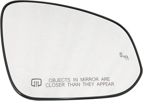 GXARTS Right Passenger Side Mirror Glass Heat Blind Spot 89731-0E371 Compatible With Toyota Highlander 2020 2021 2022 2023 2024 in Saudi Arabia