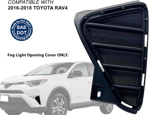 Auto Parts Avenue APA Replacement Front Bumper Fog Light Opening Hole Cover for 2016 2017 2018 RAV4 Driver Left Side TO1038191 520400R010 in Saudi Arabia