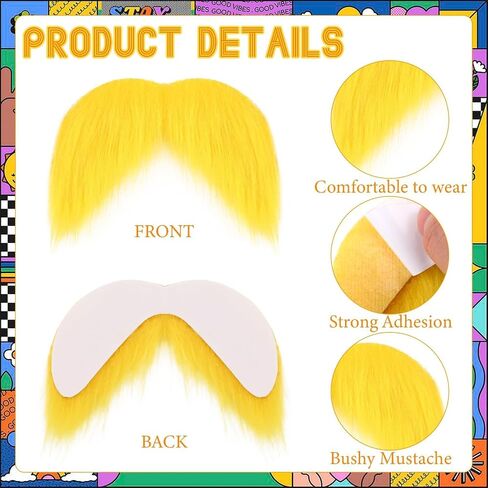 Halloween Women Orange Costume Include Headband Yellow Mustache and Eyebrows for Book Character Cosplay in Saudi Arabia