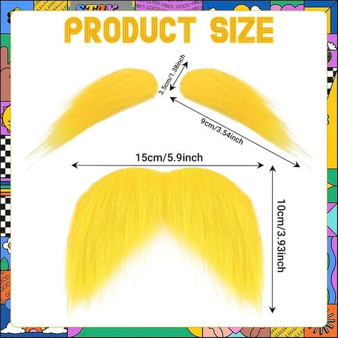 Halloween Women Orange Costume Include Headband Yellow Mustache and Eyebrows for Book Character Cosplay in Saudi Arabia
