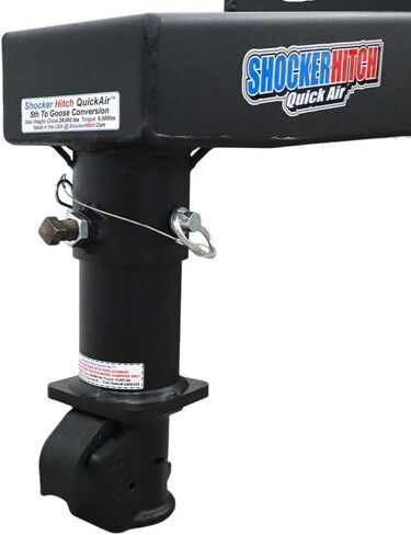 مجموعة تحويل العجلة الخامسة من Shocker إلى Gooseneck & Demco، تناسب Lippert 1621 0719 وRhinoBox - 24,000 رطل GTW in Kuwait