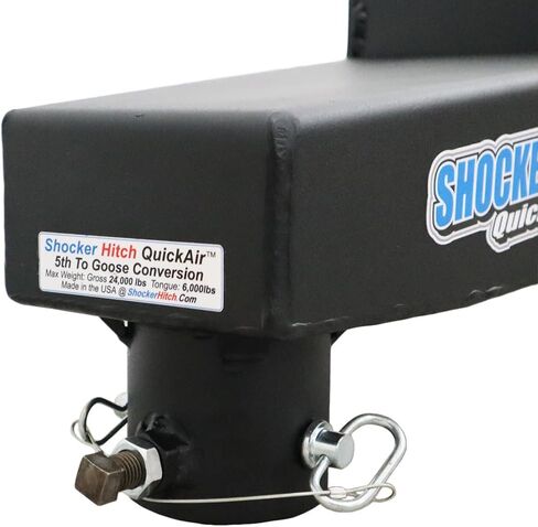 مجموعة تحويل العجلة الخامسة من Shocker إلى Gooseneck & Demco، تناسب Lippert 1621 0719 وRhinoBox - 24,000 رطل GTW in Kuwait