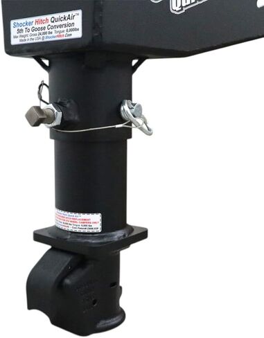 مجموعة تحويل العجلة الخامسة من Shocker إلى Gooseneck & Demco، تناسب Lippert 1621 0719 وRhinoBox - 24,000 رطل GTW in Kuwait
