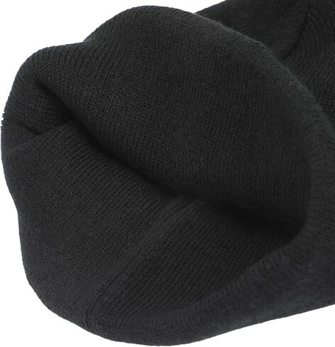 Dungeons & Dragons Ampersand Logo Embroidery Black Acrylic Knit Cuff Beanie in Saudi Arabia