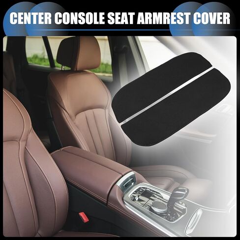 Armrest Protector Cover Pad, for BMW X5 X6 2010-2018 Neoprene Fabric Black, 1 Pair in Saudi Arabia