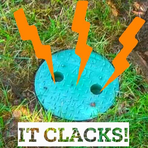 The Original Clackee™ Circle Pro 3.0 Sprinkler Valve Locator Irrigation Buried Zone Finder in Saudi Arabia