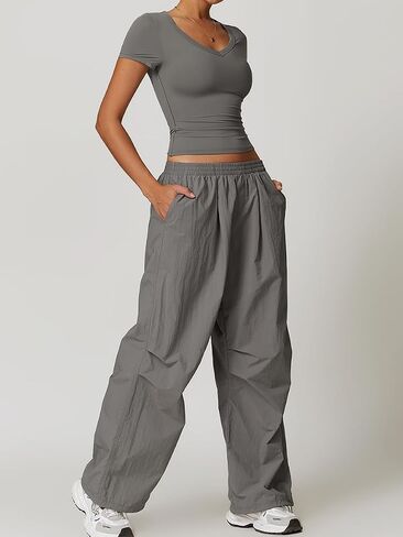 Women's T Shirts Short Sleeve Summer Tops Running Training Athletic Workout Yoga Casual in Saudi Arabia