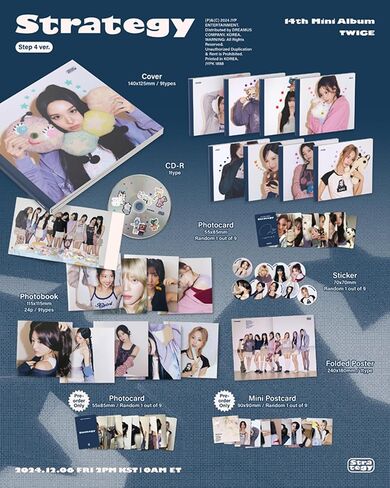 TWICE STRATEGY 14th Mini Album (Highlight Ver - Diary Ver) in Saudi Arabia