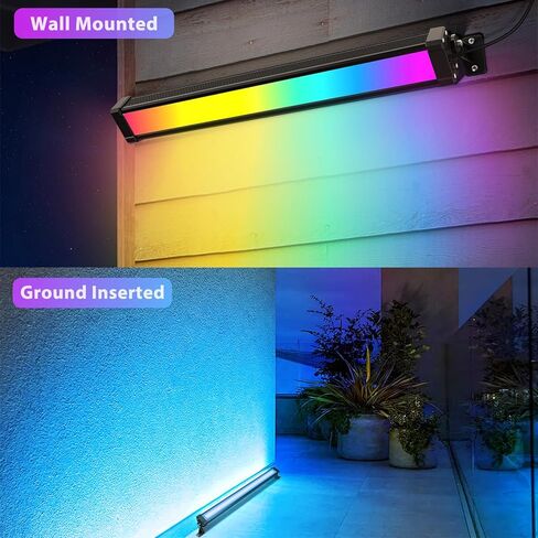LED Wash Light DJ Light Bar, 42W RGBCW Smart APP Waterproof LED Stage Lights Bar, Dimmable Wall Washer Light for Church Wedding Birthday Party Stage Lighting Christmas Decoration in Saudi Arabia