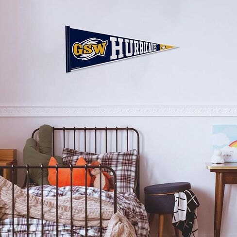 راية ديكور حائط من اللباد مقاس 30.48 سم × 76.2 سم من Rico Industries NCAA Illinois Fighting Illini Rally - رائعة للمنزل/غرفة النوم/ديكور كهف الرجل in Saudi Arabia