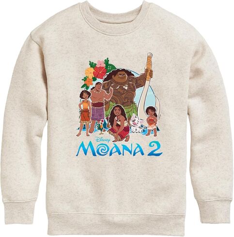 Disney Moana 2 - Moana Group - Boys Crew Fleece Sweatshirt in Saudi Arabia