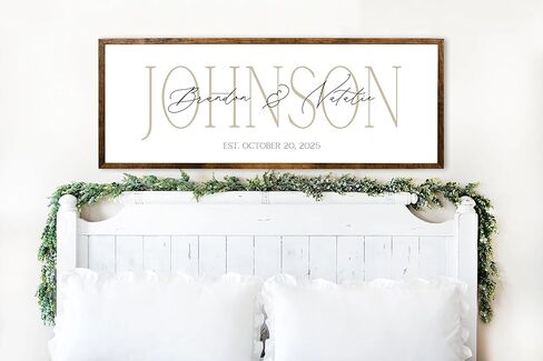 هدايا زفاف شخصية للأزواج، علامة خشبية in Kuwait