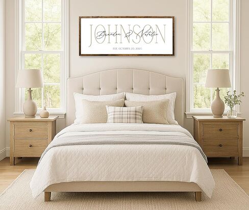 هدايا زفاف شخصية للأزواج، علامة خشبية in Kuwait