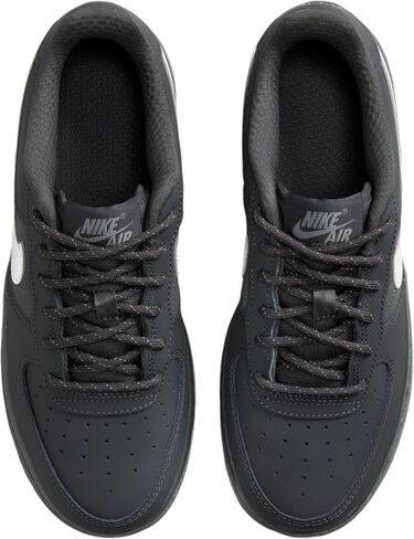Nike Air Force 1 Big Kids' Shoes (FV3980-001, Anthracite/Cool Grey/Reflect Silver) Size 4 in Saudi Arabia