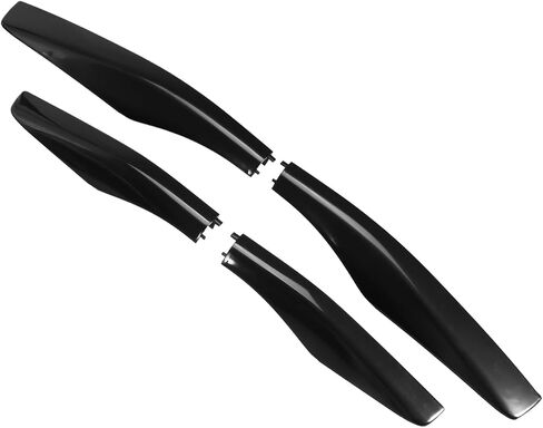 Motoforti 4pcs Car Roof Rack Side Rails End Cover Cap Compatible for Lexus RX350 RX400h RX330 2003-2009, Durable Plastic Black Cargo Rack Legs Protection Long-Lasting in Saudi Arabia
