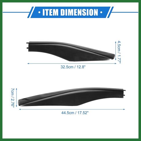 Motoforti 4pcs Car Roof Rack Side Rails End Cover Cap Compatible for Lexus RX350 RX400h RX330 2003-2009, Durable Plastic Black Cargo Rack Legs Protection Long-Lasting in Saudi Arabia
