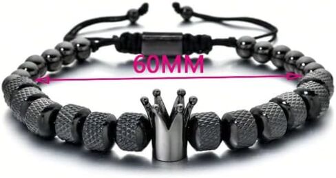 Vintage Stackable Bead Bracelet Set For Men Women Handmade Bohemian Style Multilayer Adjustable Elastic Bead Bracelet Fashion Punk Jewerly Gift in Saudi Arabia