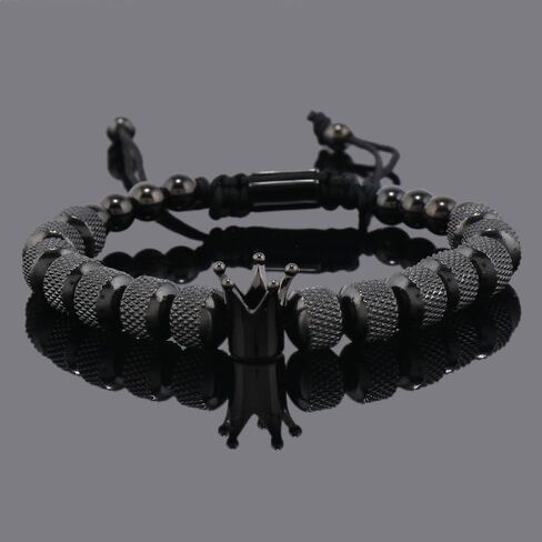 Vintage Stackable Bead Bracelet Set For Men Women Handmade Bohemian Style Multilayer Adjustable Elastic Bead Bracelet Fashion Punk Jewerly Gift in Saudi Arabia