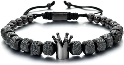 Vintage Stackable Bead Bracelet Set For Men Women Handmade Bohemian Style Multilayer Adjustable Elastic Bead Bracelet Fashion Punk Jewerly Gift in Saudi Arabia
