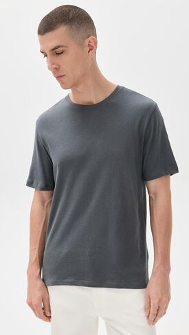 Vince Men's Loose Knit Short Sleeve Crew Tee in Saudi Arabia