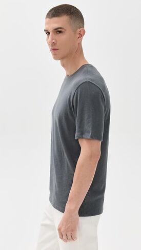 Vince Men's Loose Knit Short Sleeve Crew Tee in Saudi Arabia