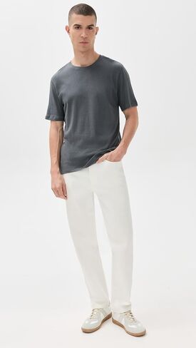 Vince Men's Loose Knit Short Sleeve Crew Tee in Saudi Arabia