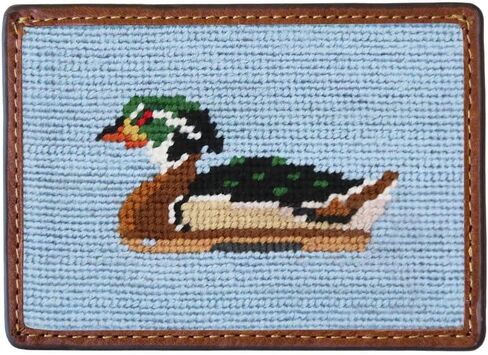 Smathers & Branson World's Best Dad Needlepoint Credit Card Wallet in Saudi Arabia