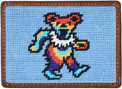 Smathers & Branson World's Best Dad Needlepoint Credit Card Wallet in Saudi Arabia